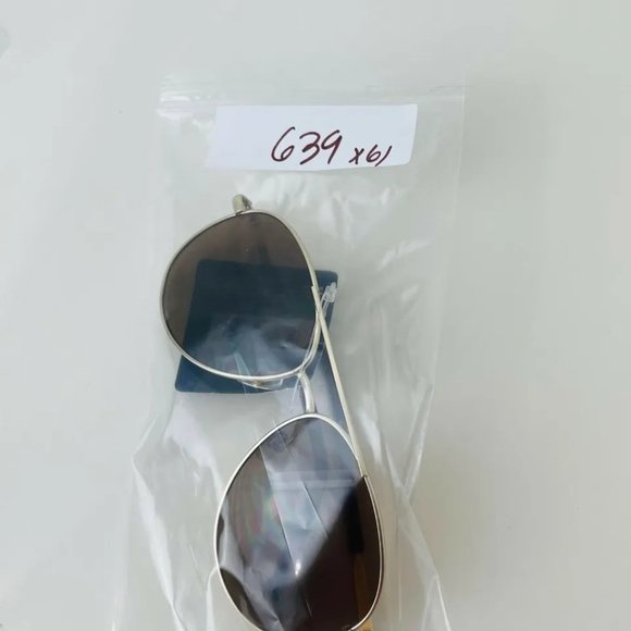 SG00639 Classic Sunglasses for Men Aviator 100% UVA/UVB Protect Brown Madonna FD - Picture 6 of 6